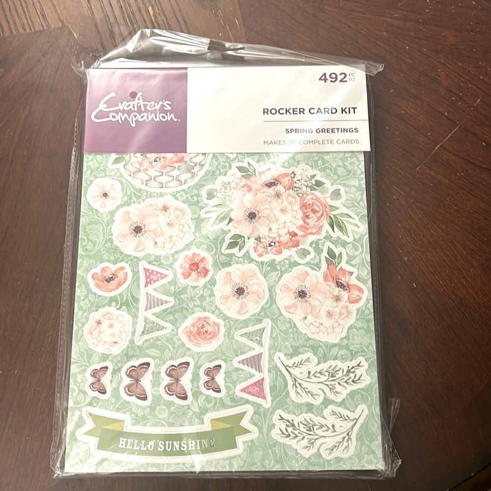 Crafters companion, rocker card kit